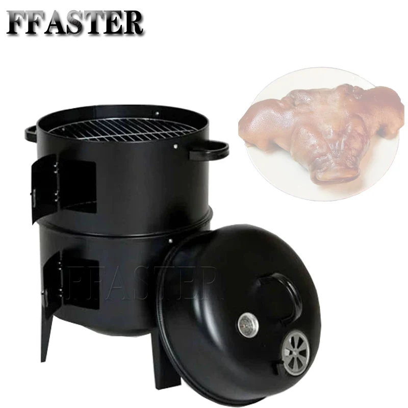 

3 In 1 BBQ Smoker Outdoor Courtyard Barbecue Stove Firewood Stove Portable Barbecue Stove Carbon Charcoal BBQ Grill