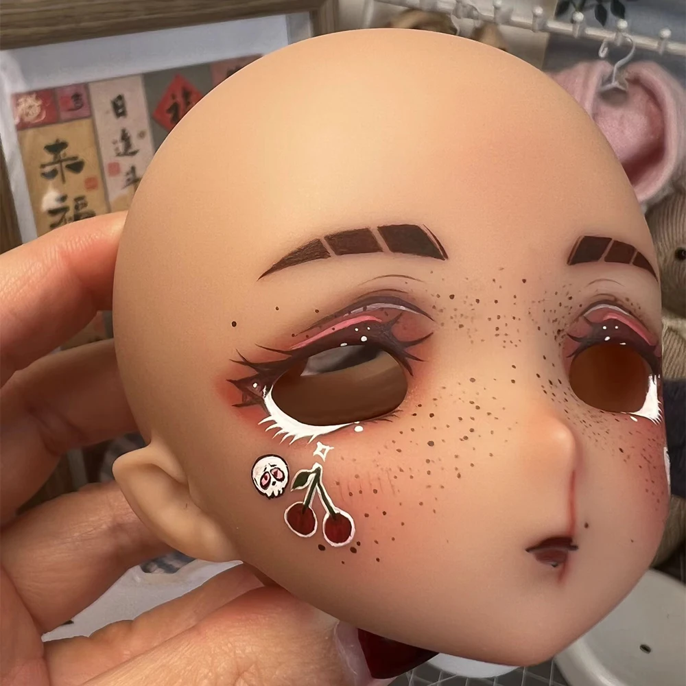 Customized Makeup Doll's Head Face Up, Supports Makeup in The Picture, As Well As Other Makeup Options (no Doll, No Eyeball)