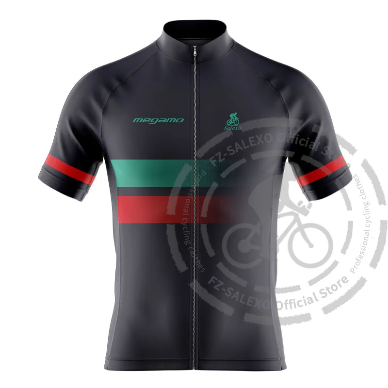 2024 megamo Summer Cycling Jersey Sets Outdoor Mountain Bike Breathable Sportwears Short Sleeves Road Bike Cycling Clothing