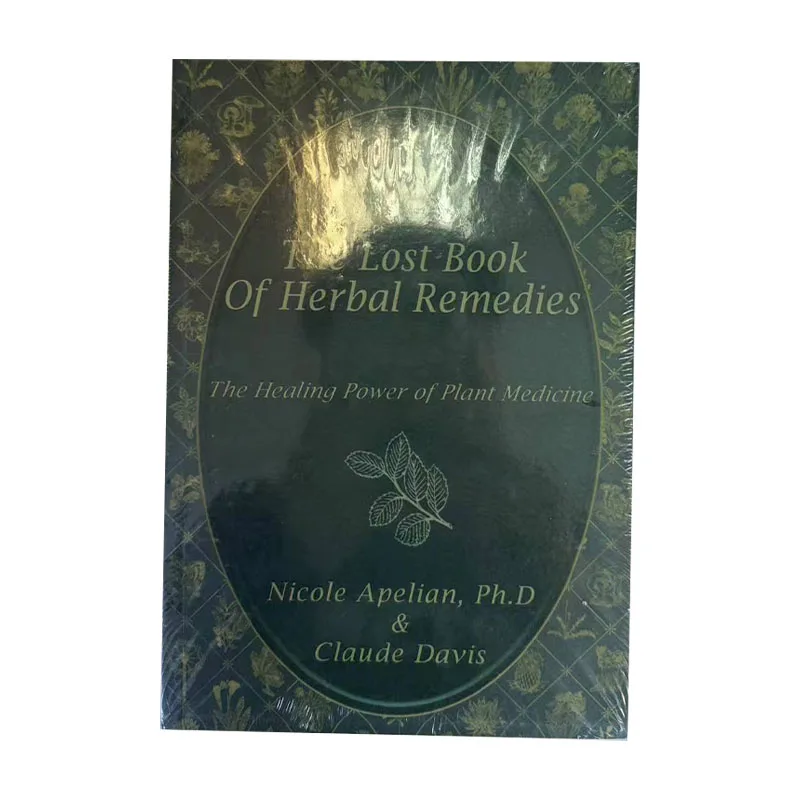 

New The Lost Book of Herbal Remedies The Healing Power of Plant Medicine Paperback Colored English Books