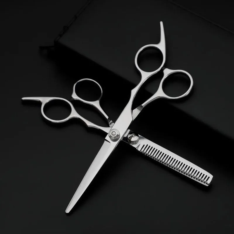 Stainless Steel Pet Dogs Gromming Scissors Shears Sharp Edge Animals Cat Hair Cutting Barber Cutting Tools 17.5cm