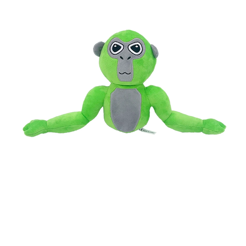 Cute 20cm Gorilla Tag Monke Plush Toy - Soft Stuffed Cartoon Anime Home Decoration Doll & Kawaii Pillow - Perfect Birthday Gift for Kids