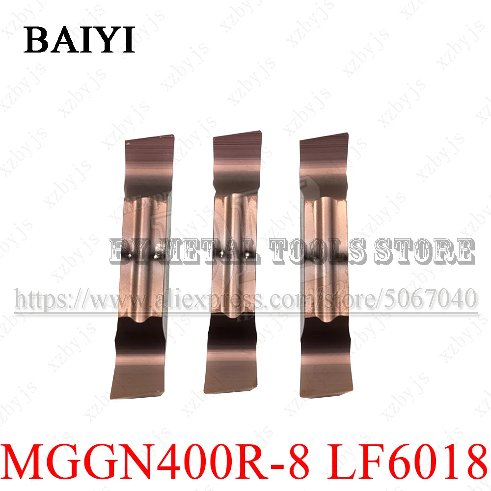 MGGN400R 8 LF6018 MGGN400 R 8 Carbide Inserts Grooving Blade Lathe