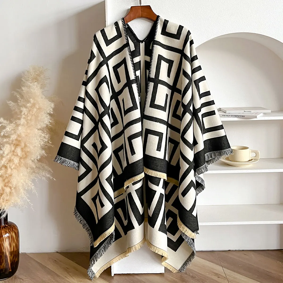 New Warm Winter Scarf Imitation Cashmere Women Pashmina Shawls Wrap Female Thick Blanket Soft Bufanda Stoles Fashion Kerchief