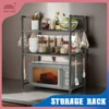 Kitchen Storage Rack Multi-Layer Microwave Shelf Condiment Organizer Shelf Simple Countertop Tidying Shelves Storage Organizer 1