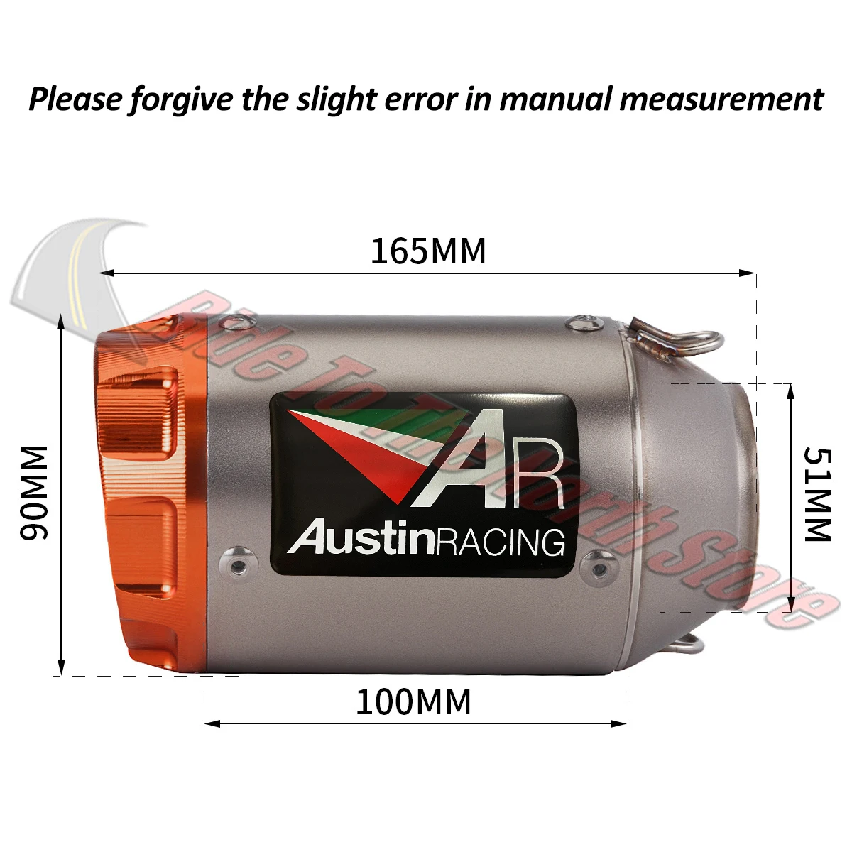 AR GP1R Racing Motorcycle Muffler 2