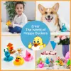 Rubber Ducks - 12 Piece Bulk Pack for Bath, Pool, Party, Cruise, Jeep Ducking, Decoration & More - Small Assorted Funny Toy Duck 3