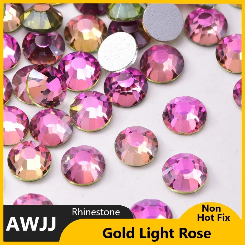 Gelbe Serie SS3-30 nicht Hot Fix Strass flache Rückseite Kristall Strass Glitzer Stein für DIY Maniküre 3D Nail Art Stoff Kleidungs stück – Detail 15