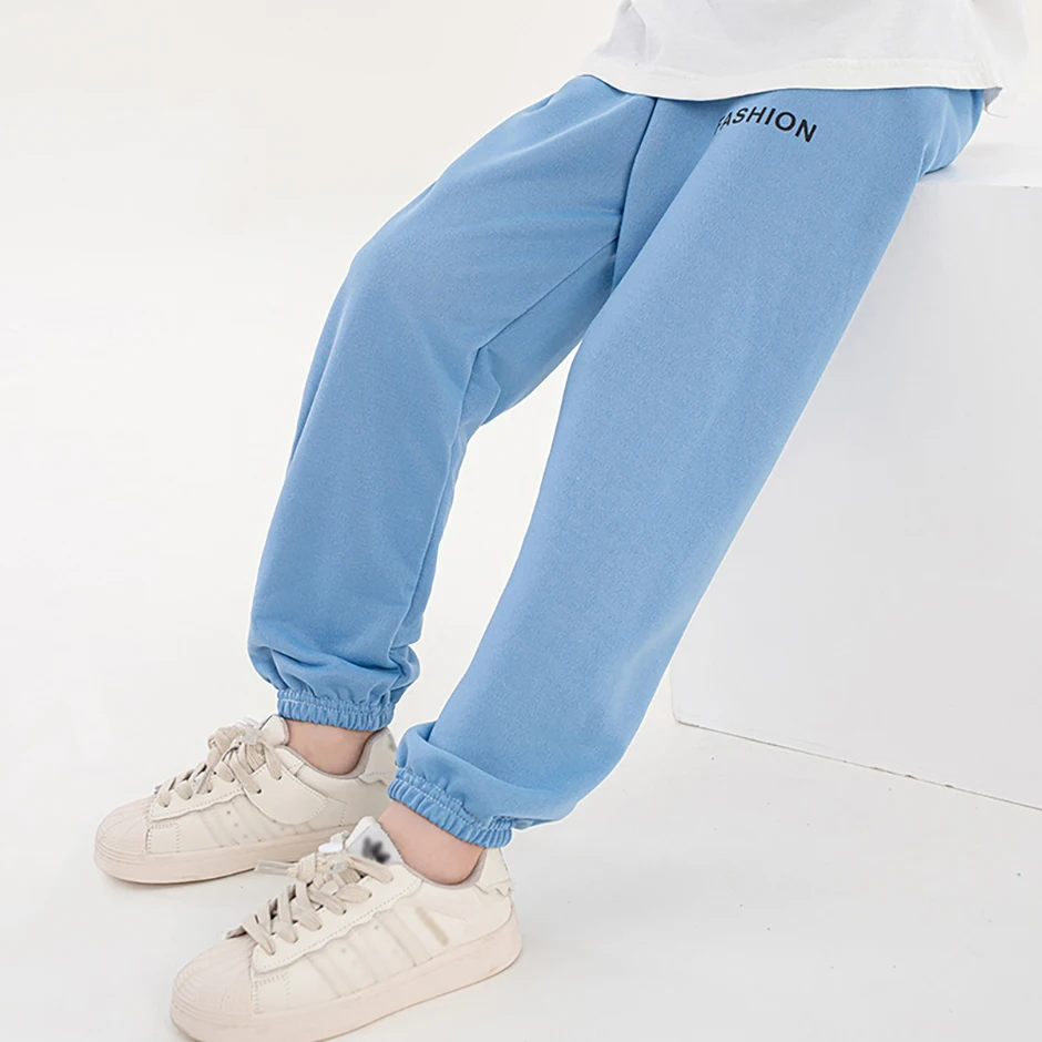 Summer And Autumn New Children's Solid Color Letter Casual Sports Sweatpants For Boys And Girls Handsome And Cute Pants 34 Se6bc320f593941f9b53a770543282f9ag