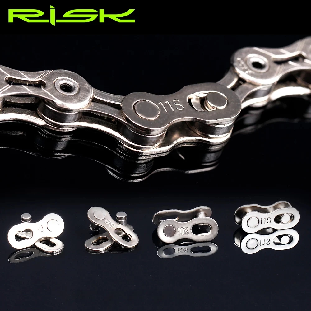 Bibike 4 Paia Quick Link Riutilizzabili Per Catena 11/12 Velocità – Colore Argento
