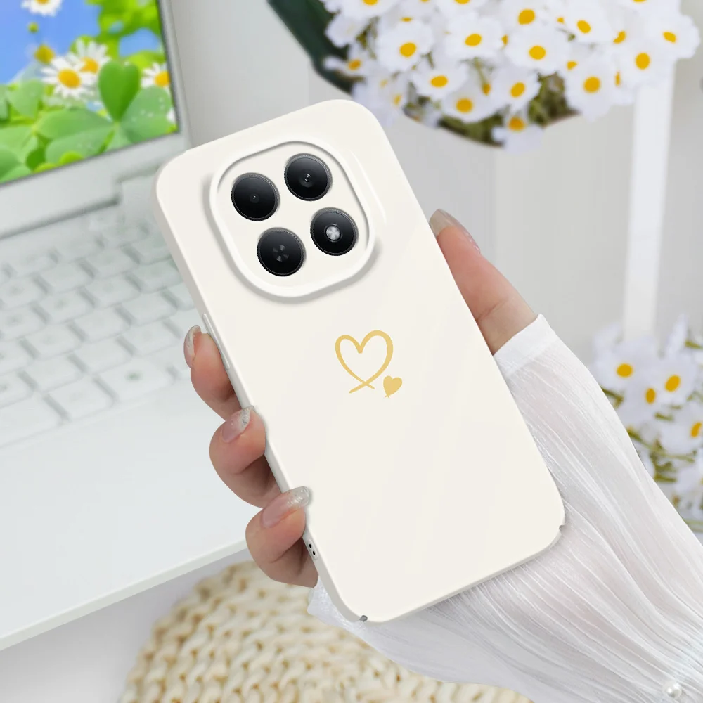 Chic Love Heart Design Phone Case - Durable Hard Cover