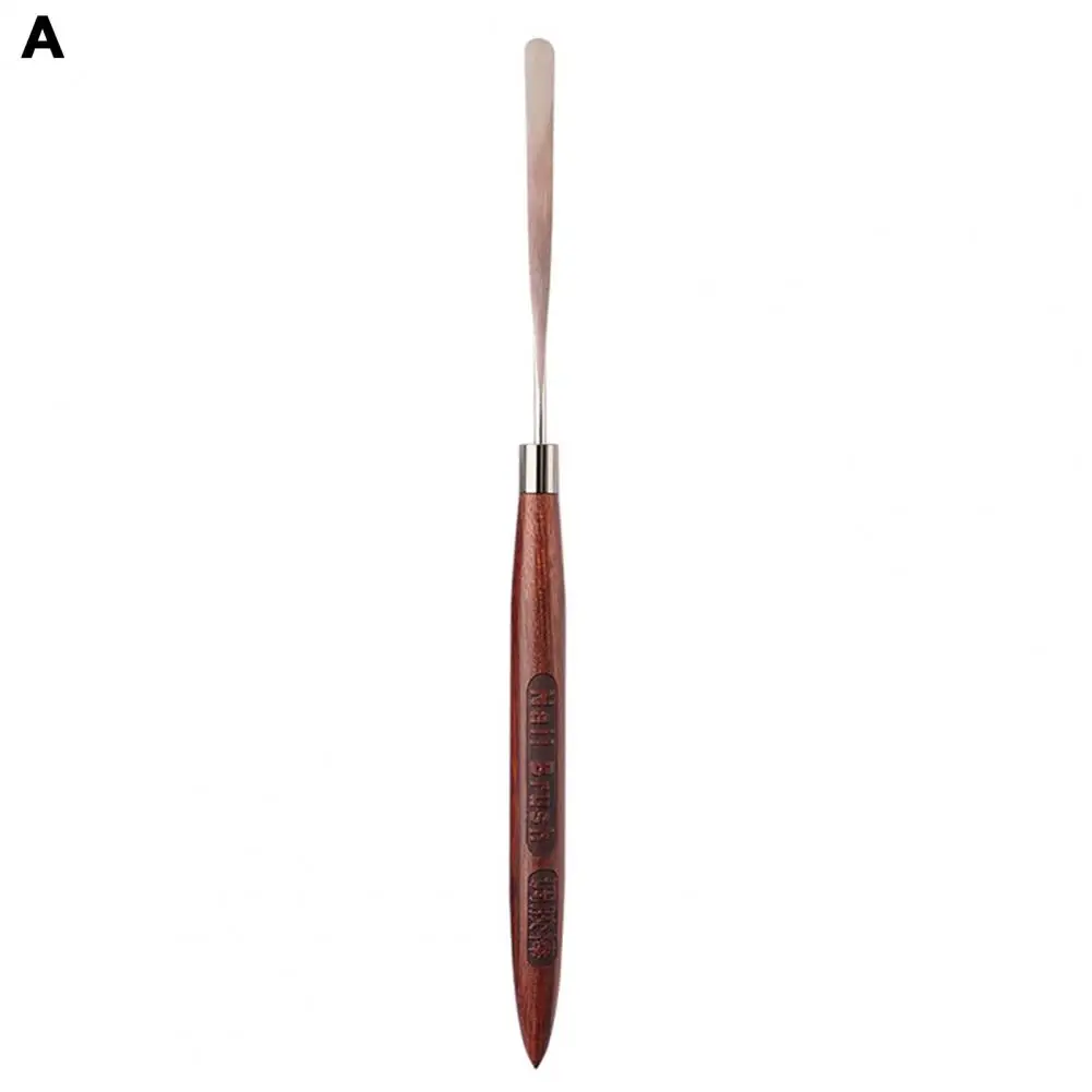 

Professional Nail Art Tools Eco-friendly Stainless Steel Nail Art Glue Stick Easy-to-clean Sandalwood Pen for Women's