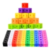 100Pcs Linking Cubes Math Manipulatives Montessori Toys For Kids  Learning Classroom Supplies Teaching Educational 3