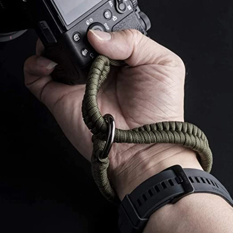 Braided Paracord Camera Wrist Strap & Hand Grip