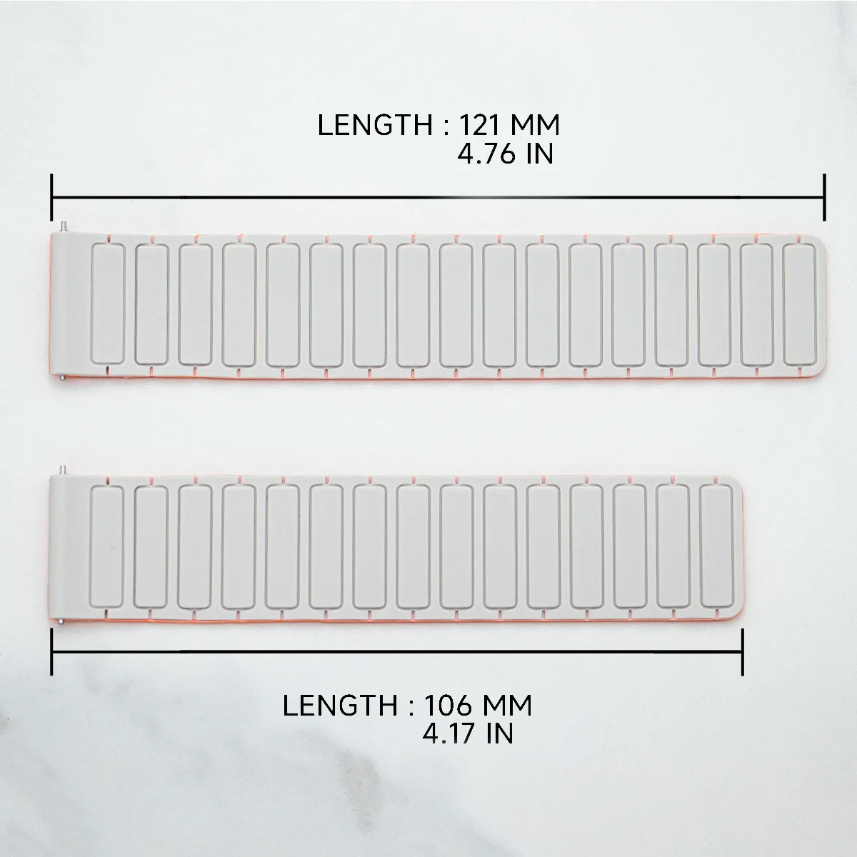 Magnetic Silicone Strap Bracelet - 20mm/22mm, Universal Fit