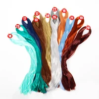 Bjd Doll 80cm Hair Raw Synthesis Milk Silk Anti-Mohair Wig Fake Hand Hook Transplant Material Boy Girl Doll Wig 1