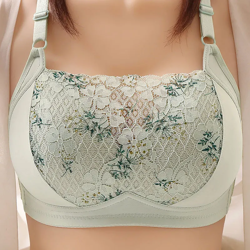 Tops Plus Size Lace Sexy Bra Women's Tube Top Bra Without Steel Ring Thin Push Up Adjustment Push Up Seamless Bra Lingerie