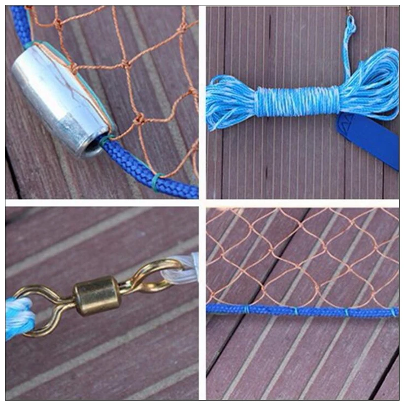 Fine Fishing Net with Floats Cast Net Easy Throw Catch Fishing Net Hunting  Hand Throw Small Mesh Trap - AliExpress