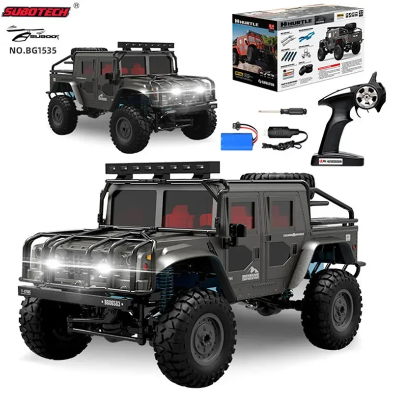 New Rc Toy Car Bg1535 Remote Control Off-Road High-Speed 1:12 Full Scale 2.4g Four-Wheel Drive Climbing Alloy Car Bottom Model 4