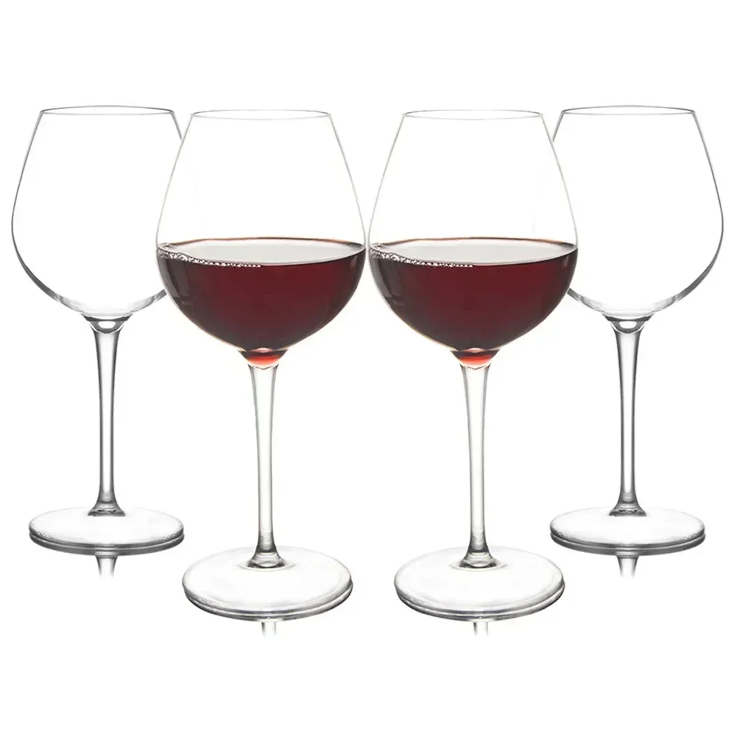 Glass drinkware 1pc Plastic Transparent Unbreakable Silicone Wine Glass Cups 320ML/550ML/580ML