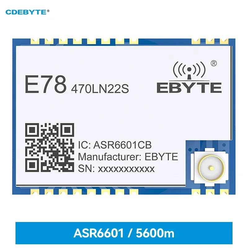 ASR6601 LoRa LoRaWAN SoC Node Module 433MHz CDEBYTE 21dBm Low Power Consumption 5.6Km Long Range E78-470LN22S(6601) LoRa Module stk402 070 audio power amplifier module igbt stk module has a full range of models。