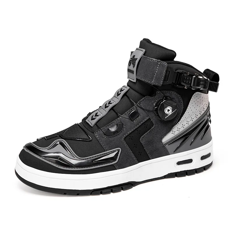 Breathable Motorcycle Boots Shoes for Men Women Biker Casual Men's Sneakers Microfiber Motocross Supplies motorcycle shoes motorcycle boots mens shoes