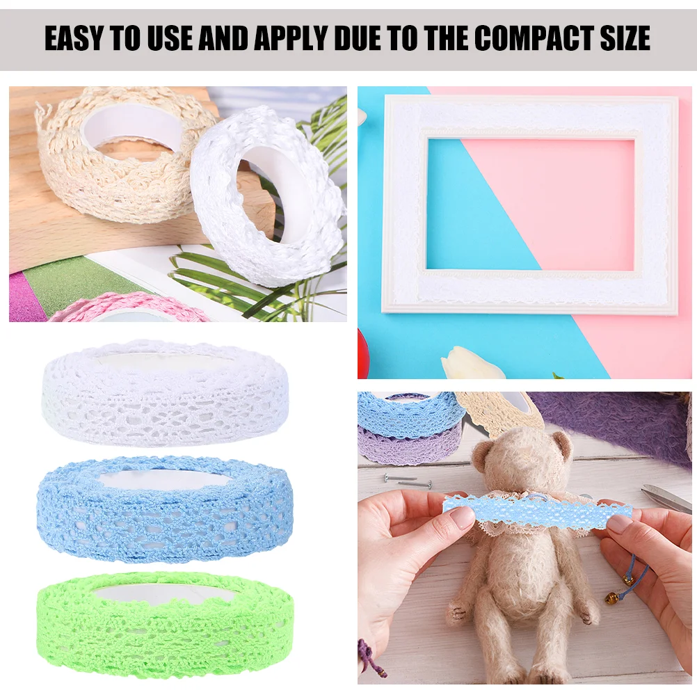 Рисунок 6 - 3 рулона элегантной кружевной ленты