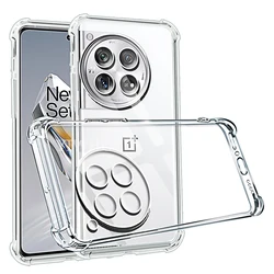 Shockproof Transparent Silicone Phone Case - Clear TPU Soft Back Cover for Oneplus ACE 2