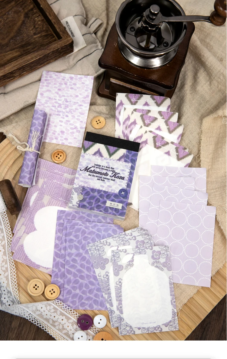 Journal GO 100 Seiten Notizen aus dem Pine Grove Scrapbook, Dekorationsmaterial, Papier, Collage, Junk Journal, DIY, Hintergrundpapier, Notizblöcke – Detail 2
