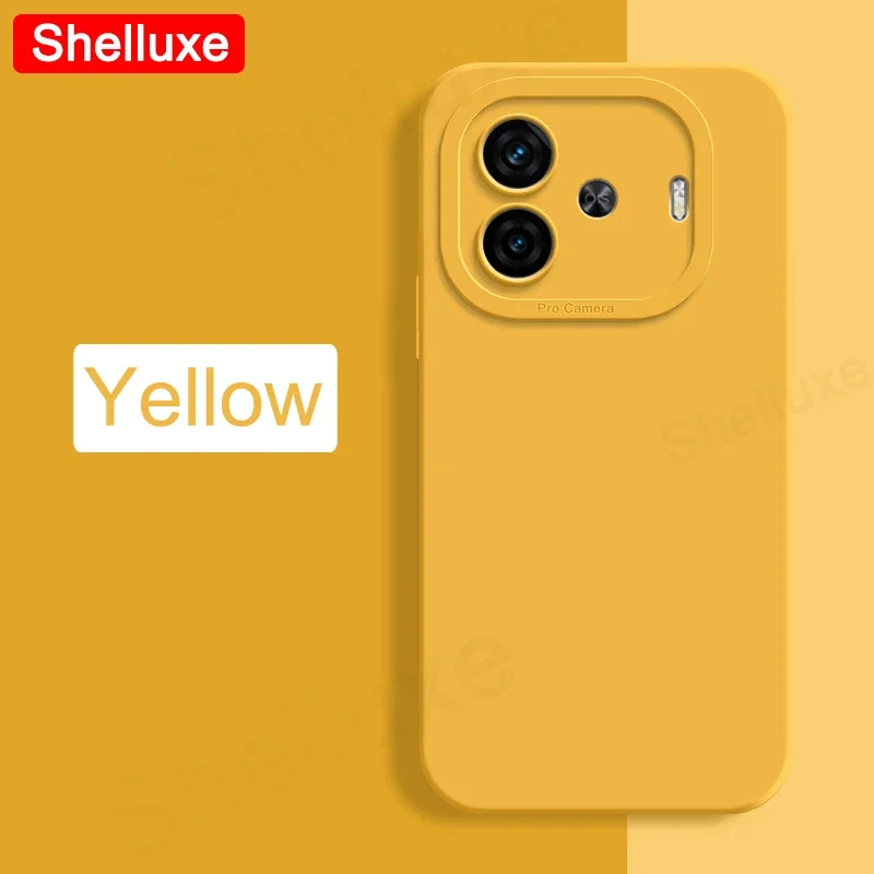 Square Liquid Silicone Shockproof Phone Case - Soft Shelluxe Cover in Bold Design