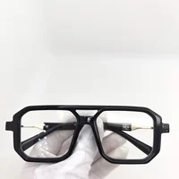 Lunettes anti-bleu à monture légère pour femmes et hommes, lunettes optiques noires transparentes, lunettes carrées bloquant les lunettes 4