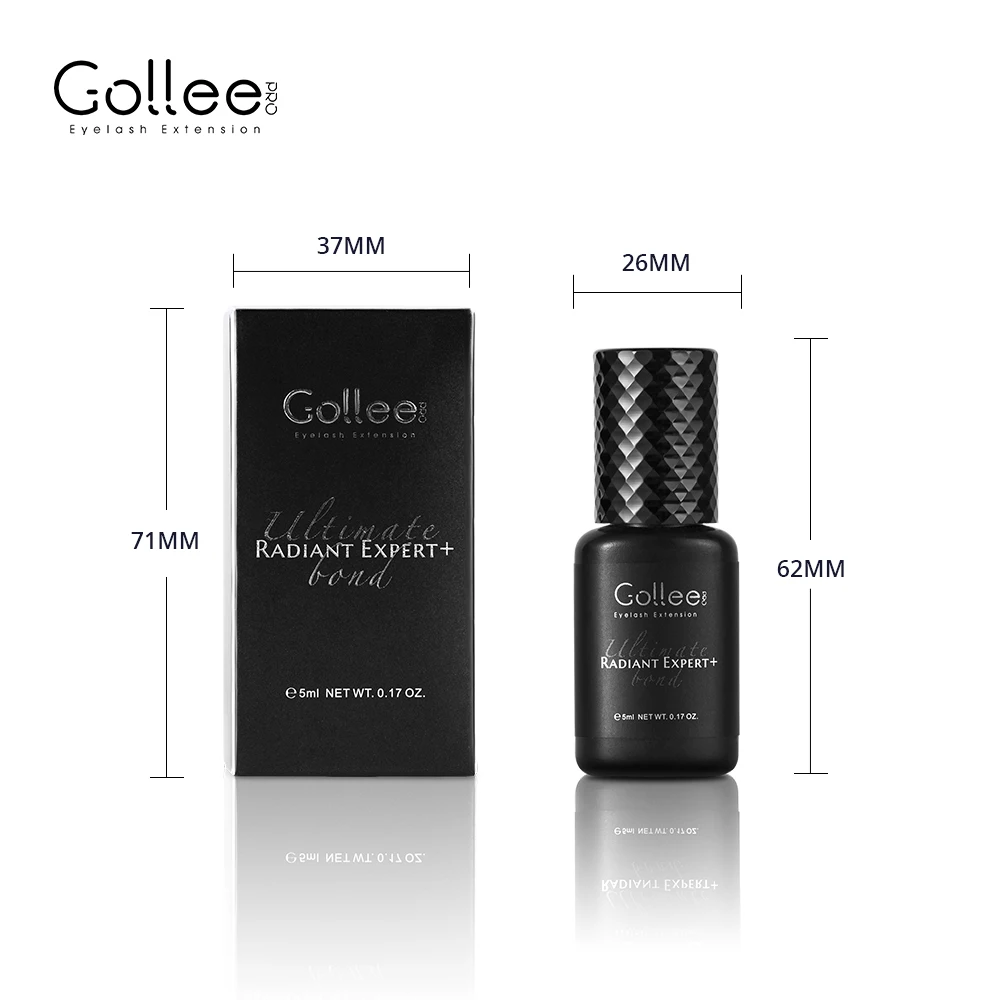 Gollee Eyelash Glue 0.5s Fast drying lashes glue for Salon Artist Eyelash Extensions Glue Profession eyelash extension supplies 4