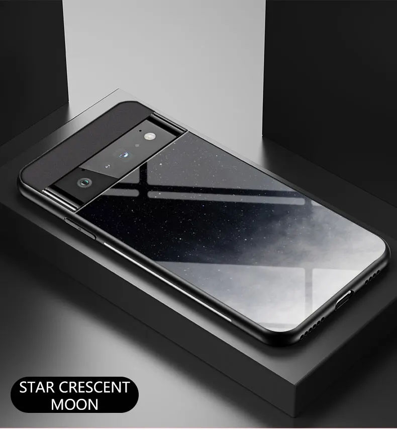 Per Google 7 6 Pro Custodia DECLAREYAO Cover in vetro rigido per Google Pixel 5 XL 4 4A 3 3A 2 1 Custodia in silicone ultra sottile Tempere_voghion.com