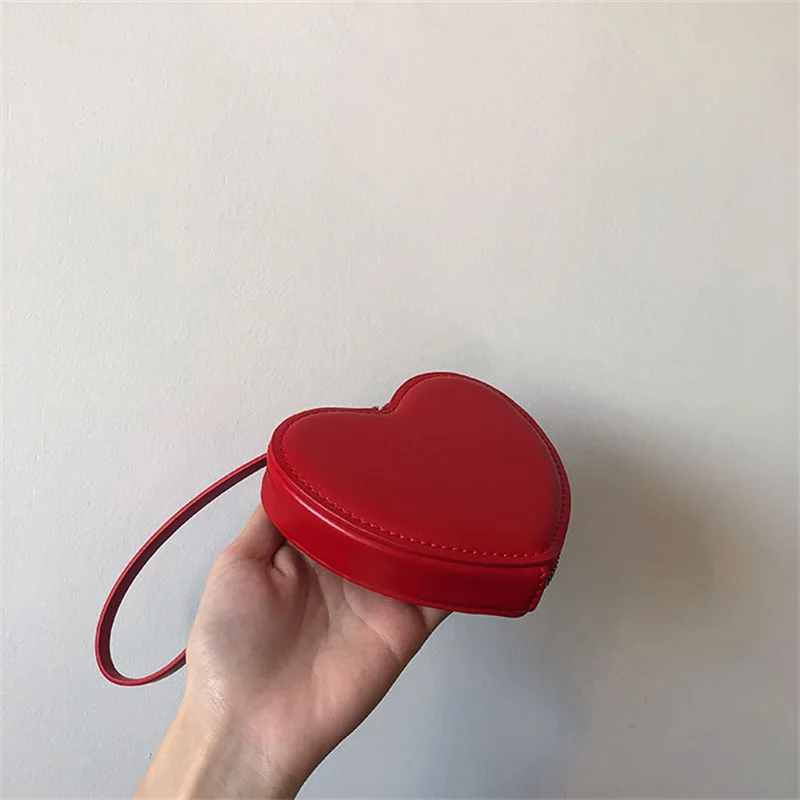 Business Wallet Designer Original Brand Womens Wallets for Women Sale Purses for Girls Kawaii PU Leather Heart Bag free Shipping
