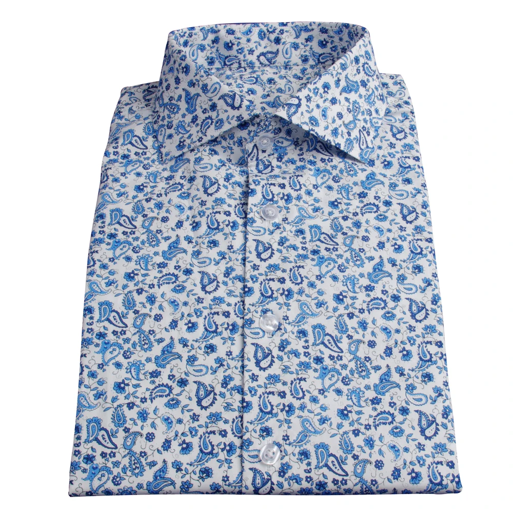 NEW Floral Shirts Men Custom Made Summer Shirts For Men Camisas De Hombre Tailored Mens Dress Shirts Formal Shirt Summer Clothes