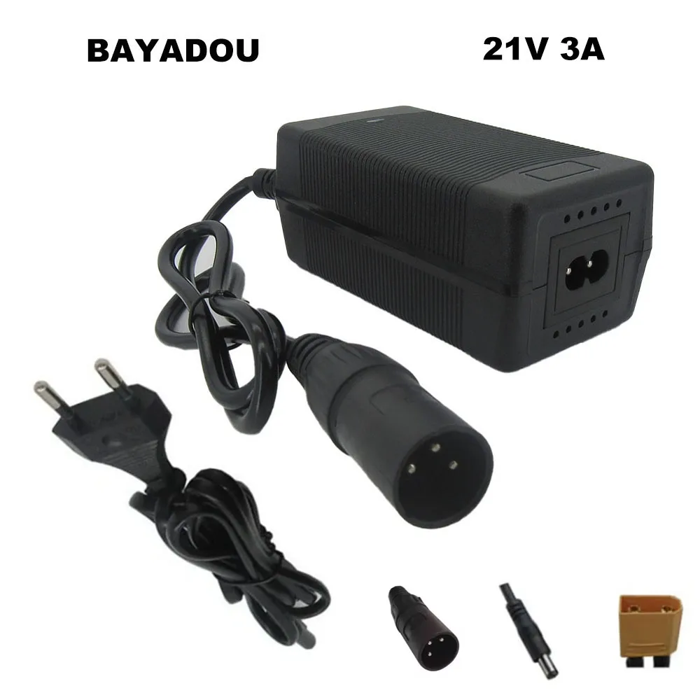 21V 3A Lithium Battery Charger for Electric Tool Screwdriver 18V 18.5V 5S Li-ion 18650 Laptop Speaker Charger XLRM DC XT60 Port battery charger,battery charger adapter