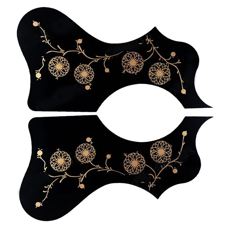 Description Picture 5 of item1pc Guitar Pickguard Red Black White Pick Guard Sticker Acoustic Guitar Guar Guitar Scratch Plate Protective Accessory