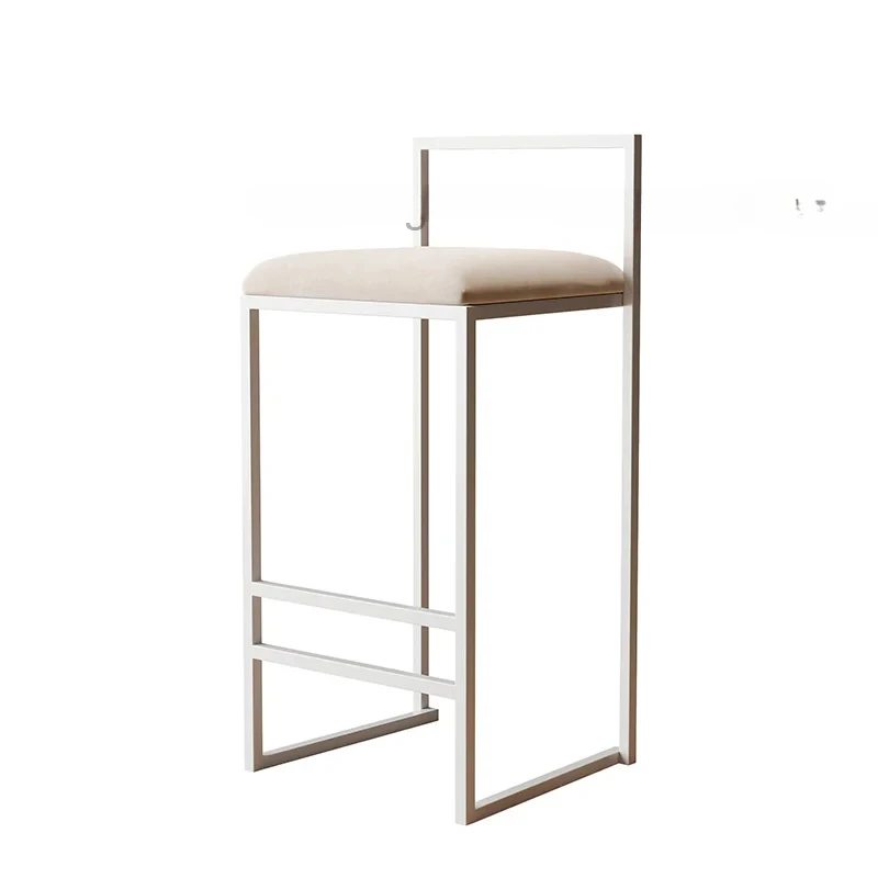 

Modern Dining Bar Chairs Kitchen Luxury Make Up High Bar Chairs Reception Desk Taburete De Cocina Alto Home Furniture