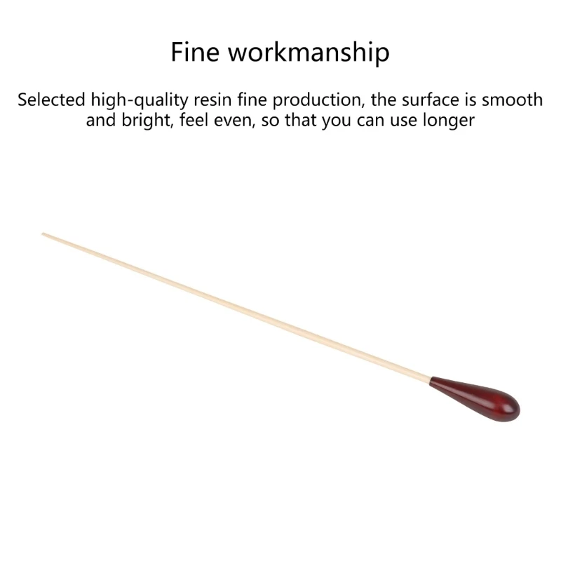1PC Music Conductor Maple Handle Orchestra Music Conducting Batons for Leader Choral Director with Storage Box 24BD