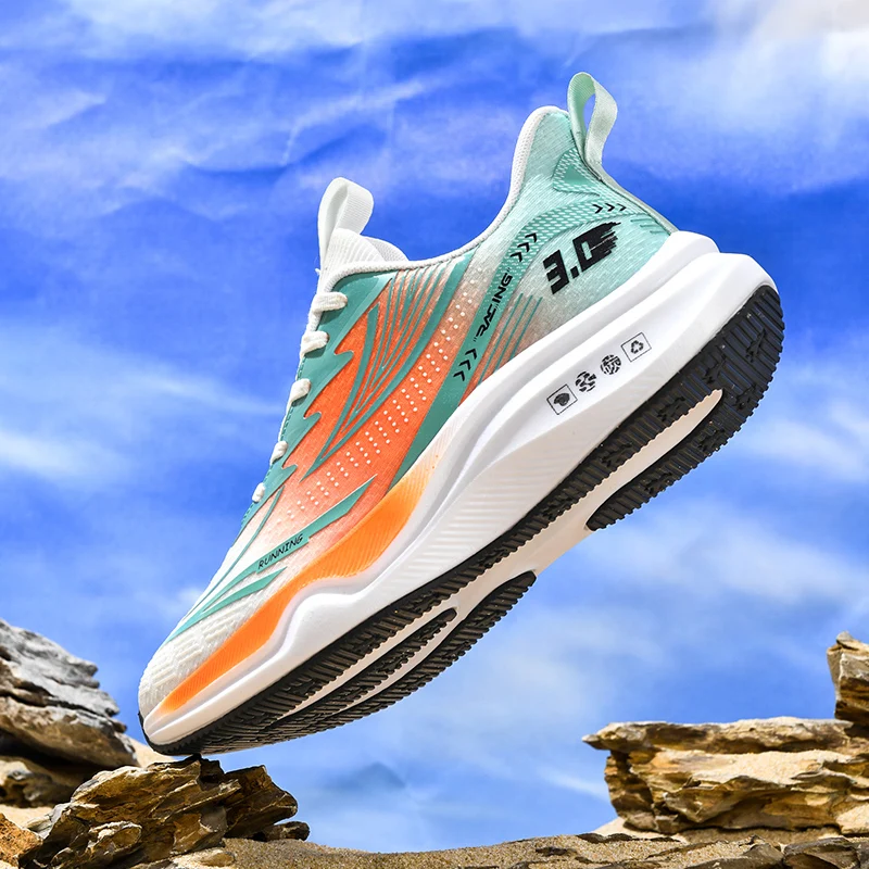 INS Carbon Plate Marathon Men Sports Running Shoes Air Cushion