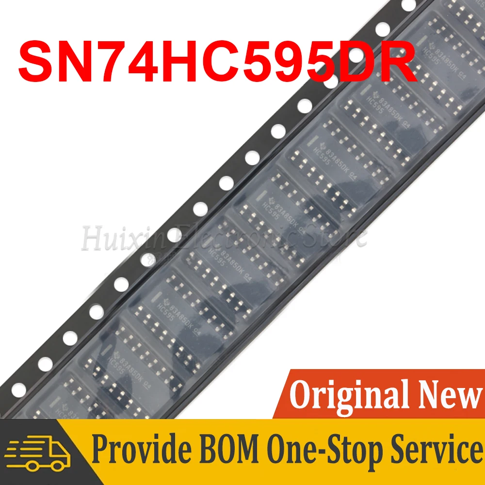 

5pcs SN74HC595DR 74HC595D HC595 8-Bit Shift Register Sop-16 SMD New and Original IC Chipset