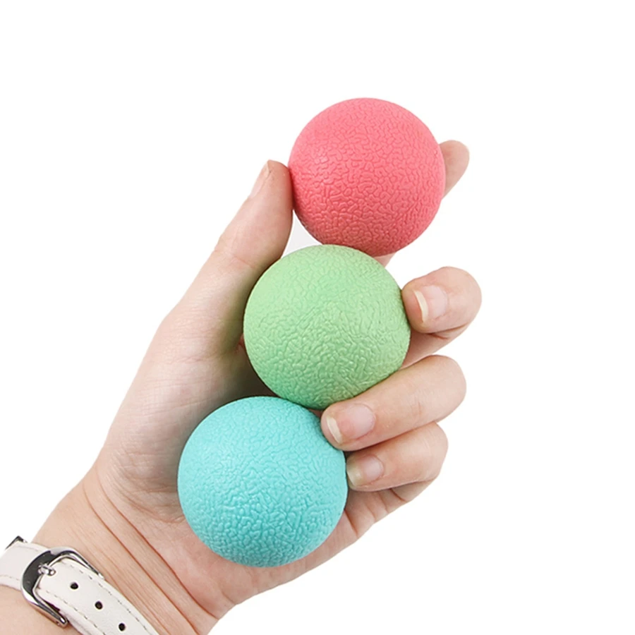 1pcs pet puppy toy ball grinding solid rubber ball bite resistant elastic pet toy