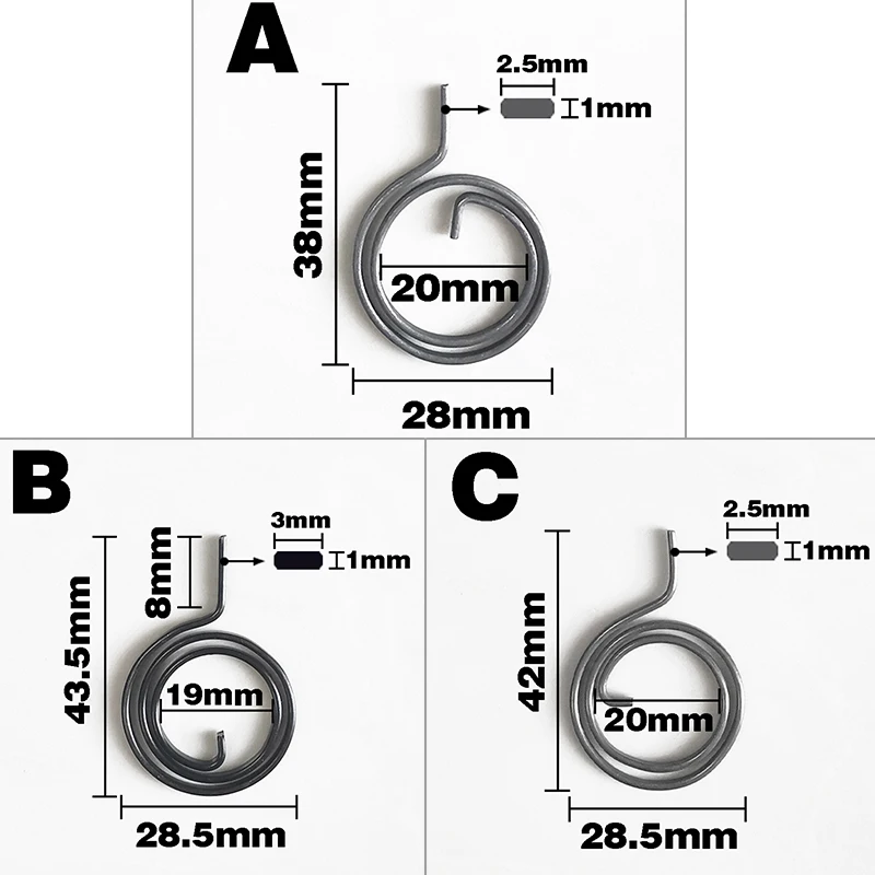 Free-Shipping-Torsion-Spring-28mm-Flat-Wire-Door-Lock-Handle-Spring ...