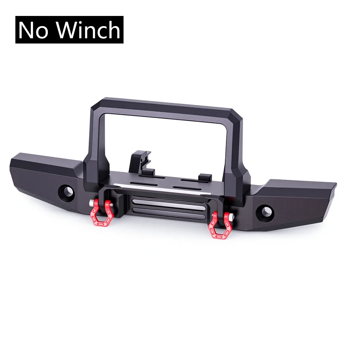 Premium Metal Front and Rear Bumpers with Electric Winch for RC Crawler Car Upgrade