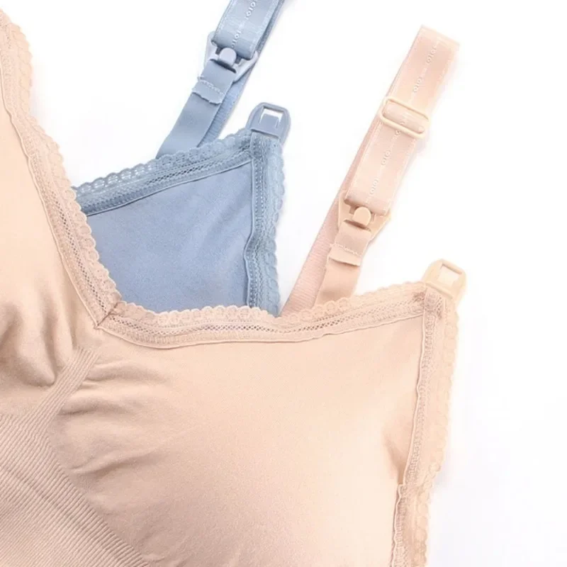Summer Solid Clolor Sleeveless Nursing Clothes Women Pregnant Tank Top Plus Size Maternity Clothing Breastfeeding Vest  Nursing