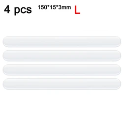 Car Door Transparent Anti - Collision Protection Guard Stickers Set (L 4 Pcs)
