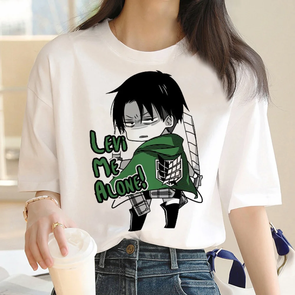 

Attack on Titan Tee women summer harajuku streetwear top female graphic clothing