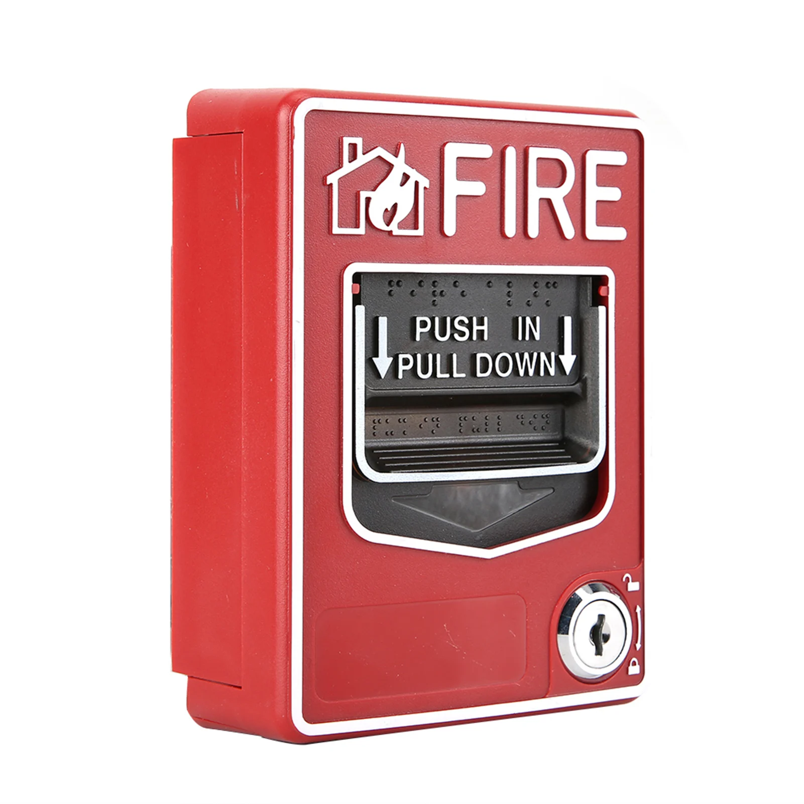 9-28VDC Manual Multiple Wire System Safety Fire Pull Station Alarm Button Call Point Safety Manual Call Point Fire Alarm Button