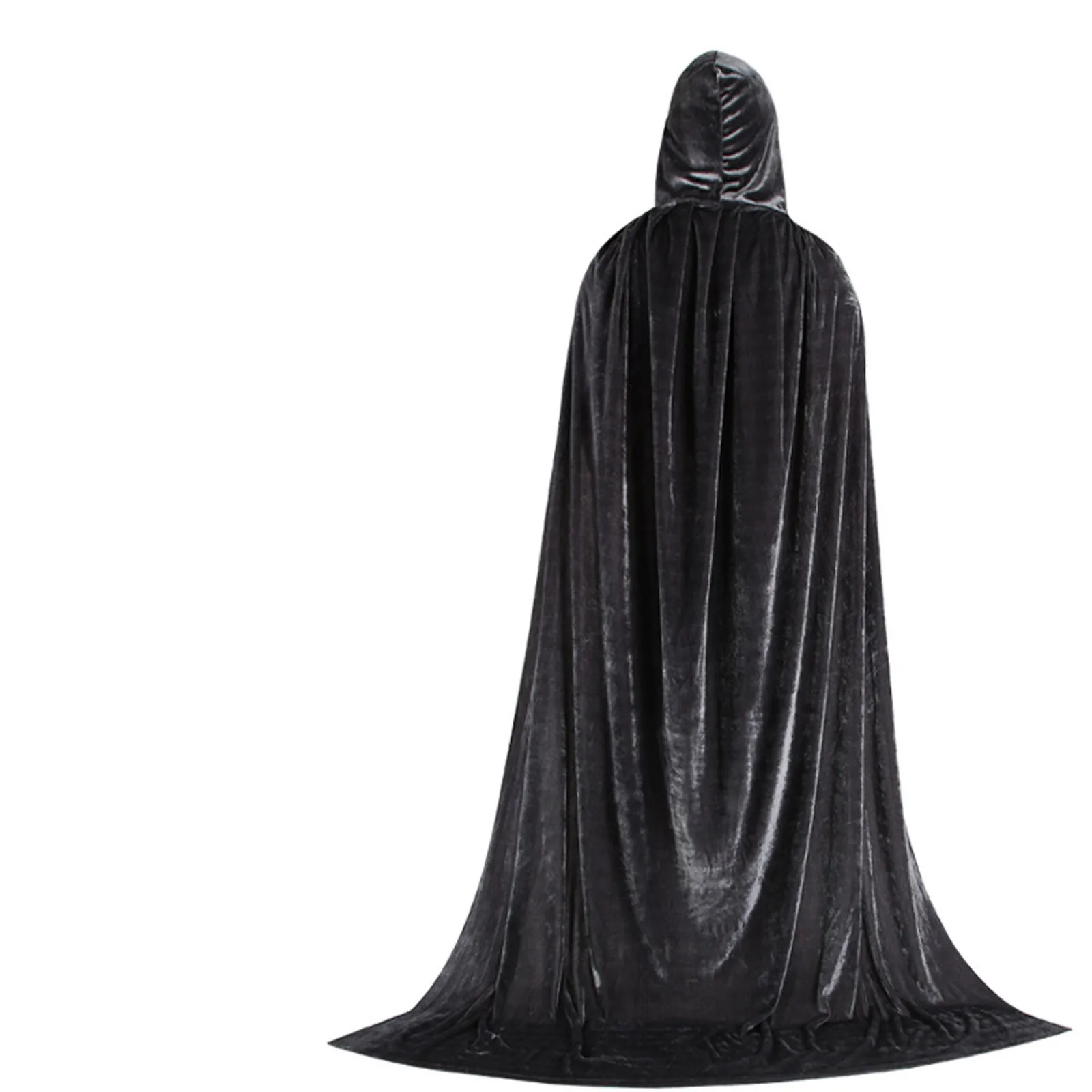 Medieval Hooded Cloak - Long Cape for Cosplay Halloween and Reenactment