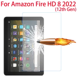 Premium 9H Tempered Glass Screen Protector - Ultra - Durable Guard (Fire HD 8 2022)